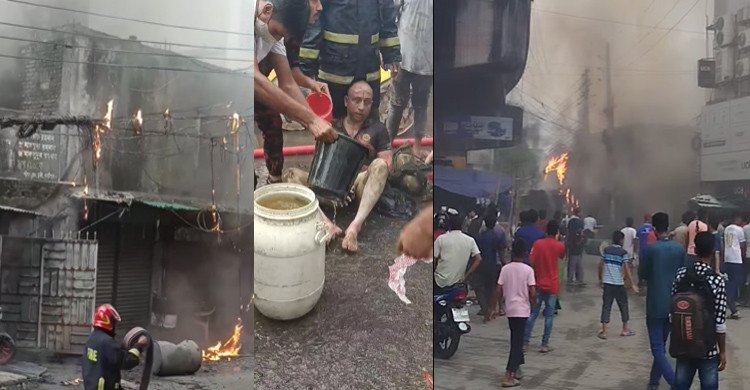 টঙ্গীতে কেমিক্যাল গুদামে আগুন: বিস্ফোরণে দগ্ধ ৬, নিয়ন্ত্রণে ৭ ইউনিট